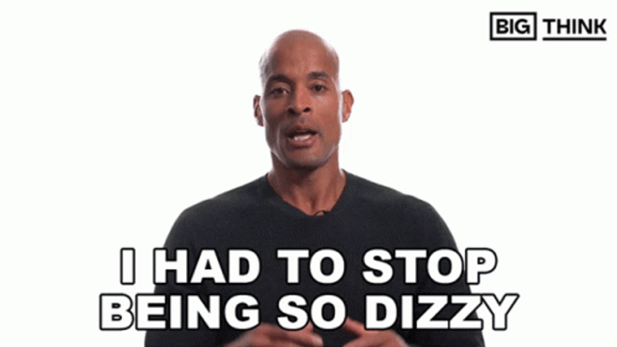 David Goggins Had To Stop Being Dizzy GIF