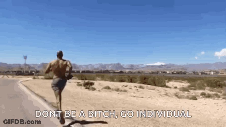 David Goggins Jogging Shirtless Go Individual GIF
