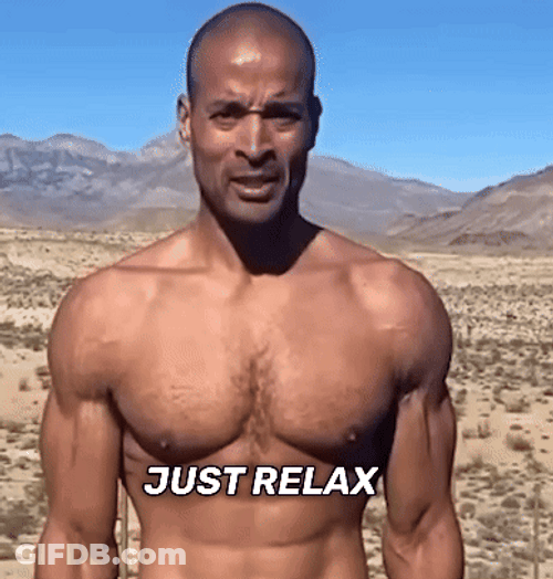 David Goggins Standing Arm Workout GIF