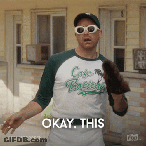 David Rose Complaining Schitts Creek GIF