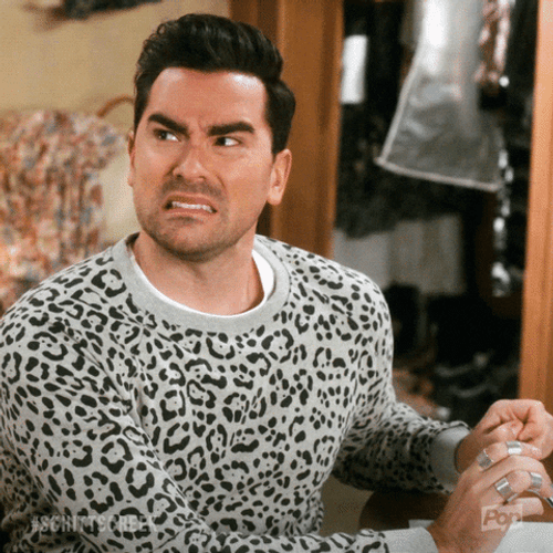 David Rose Disgusted Expression Eww Yuck GIF