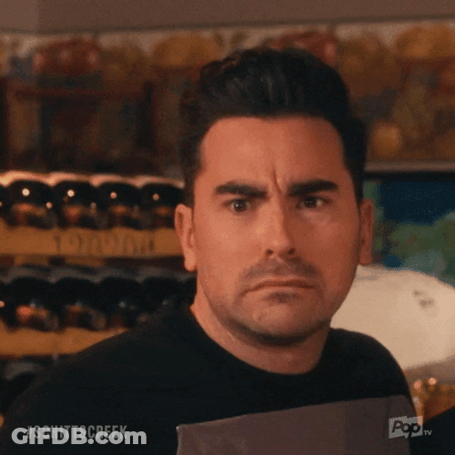 David Rose Funny Bully Face GIF