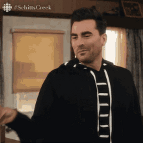 David Rose Happy Hi GIF