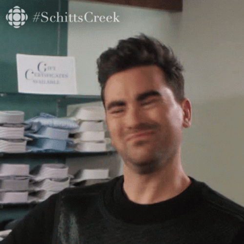 David Rose Head Shake GIF