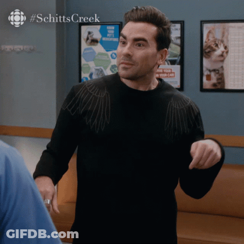 David Rose Schitts Creek Forced Yes GIF