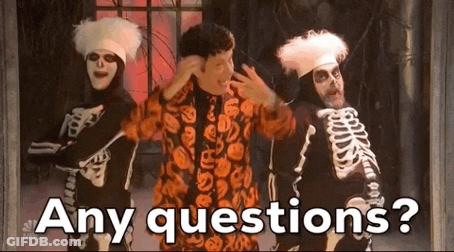 David S Pumpkins Any Questions GIF