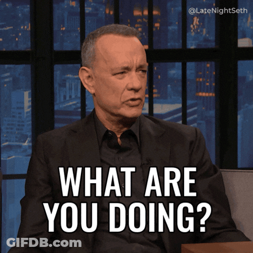 David S Pumpkins Asks What Are You Doing GIF