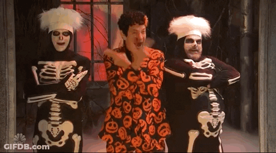 David S Pumpkins Fast Hand Movements Dance GIF