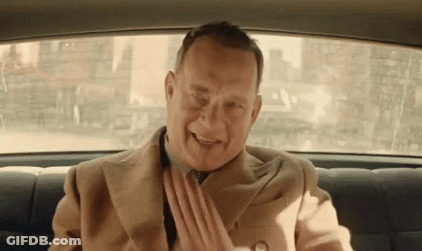 David S Pumpkins Inside Car Waving Over Fans GIF