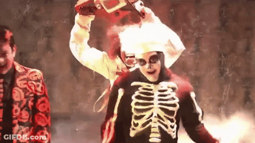 David S Pumpkins Showcase All Dancing Characters GIF