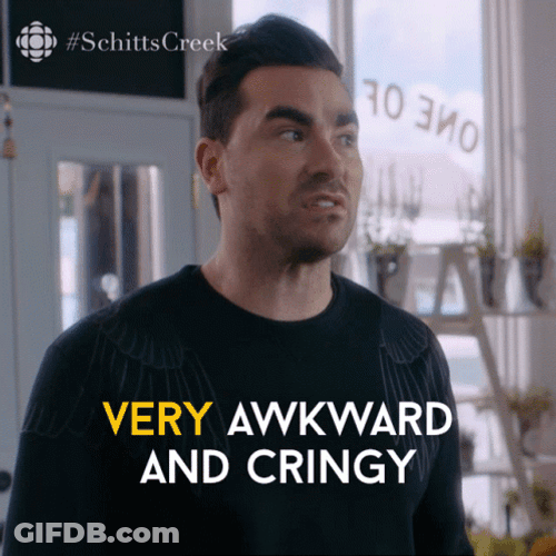 David Schitts Creek Awkward And Cringy GIF