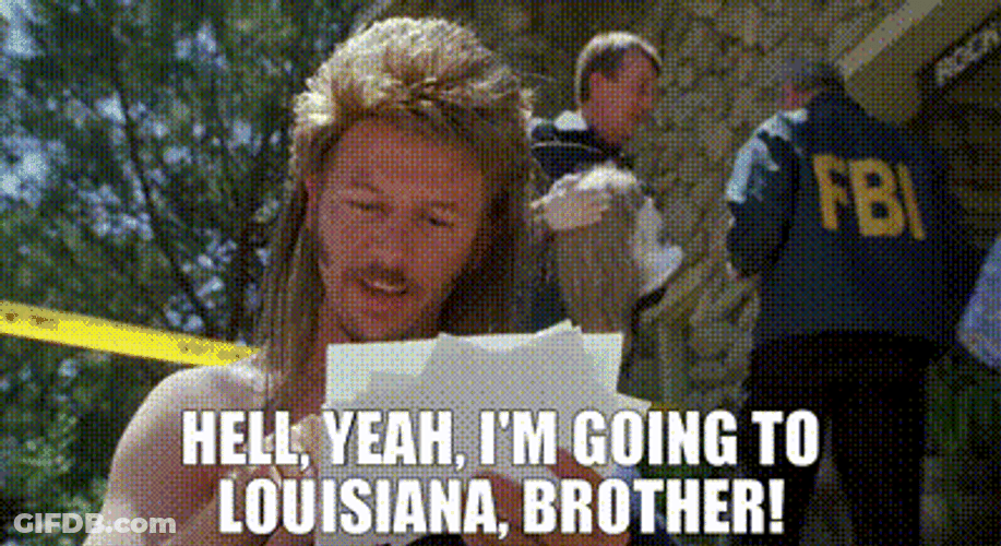 David Spade Hell Yeah Going To Louisiana Brother GIF