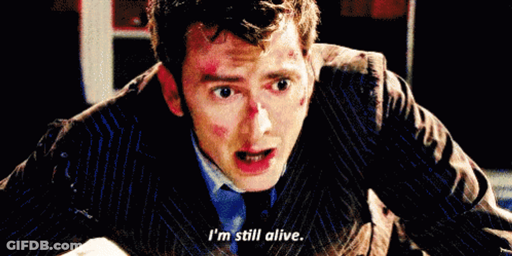 David Tenant Im Alive GIF