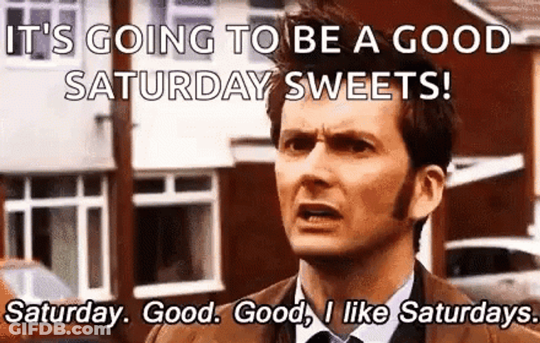 David Tennant I Like Working Saturday GIF