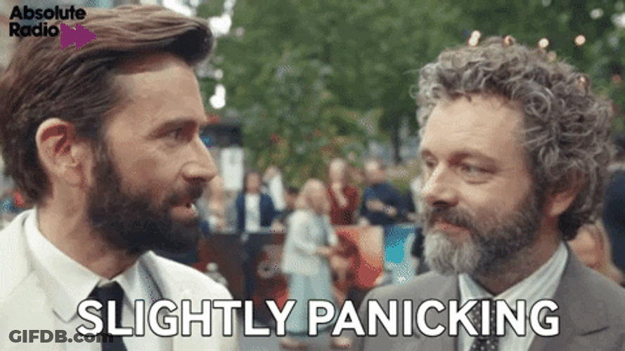 David Tennant Slightly Panicking GIF