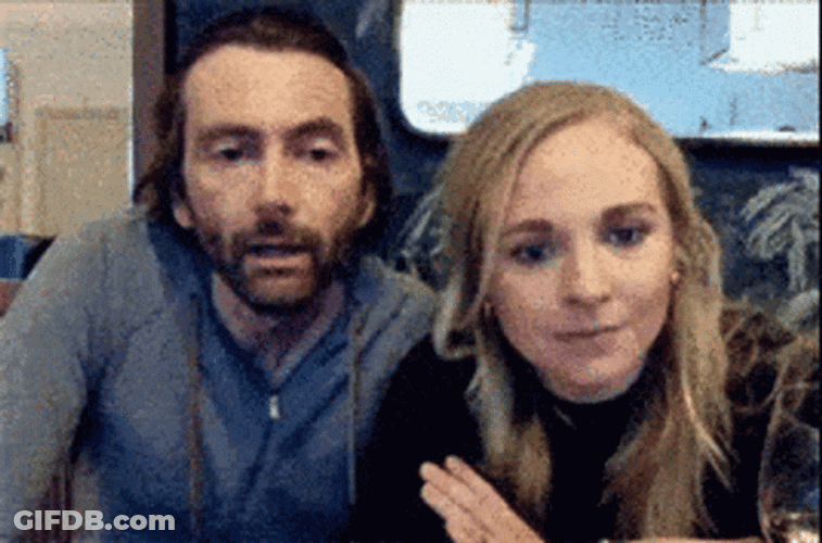 David Tennant Staged Approval GIF