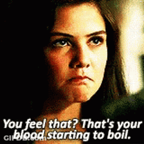 Davina Claire Dramatic High Blood Pressure Boiling GIF