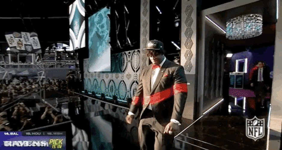 Dawgs Football Player Jordan Davis On Stage GIF