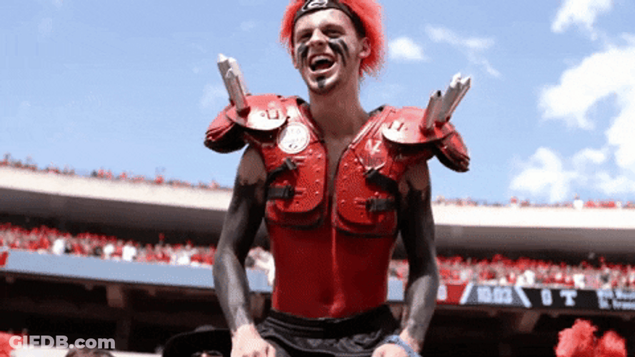 Dawgs Georgia Bulldogs Fan Yelling GIF