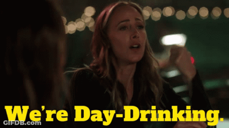 Day Drinking Actress Kim Raver GIF