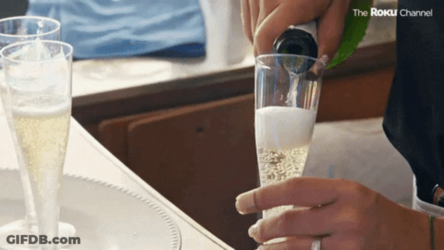 Day Drinking Champagne Wild Party GIF