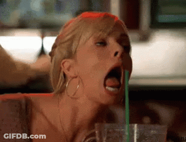 Day Drinking Drunk Lady Silly Face GIF