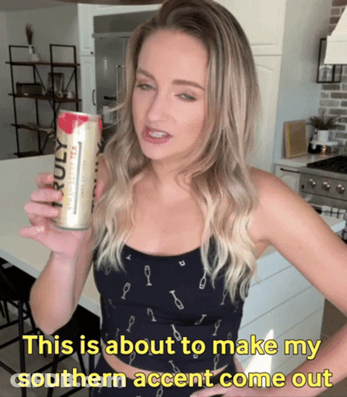 Day Drinking Female Youtuber GIF