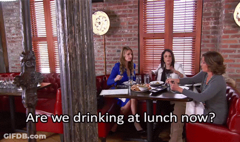 Day Drinking Heather Thomson GIF