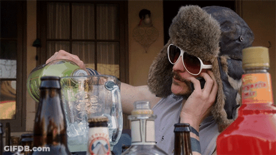 Day Drinking Pouring Alcohol GIF