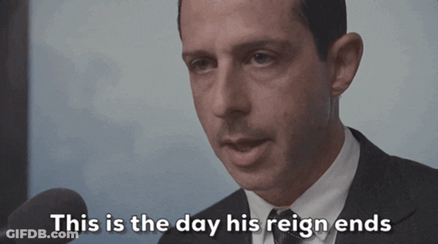 Day His Reign Ends Succession GIF