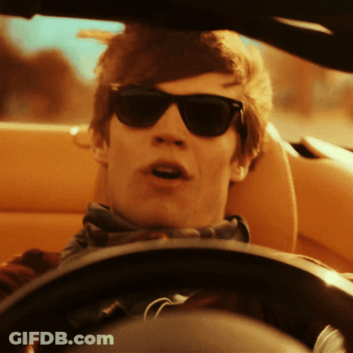 Daybreak Josh Wheeler In Speeding Car GIF