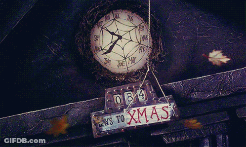 Days To Christmas Sign GIF