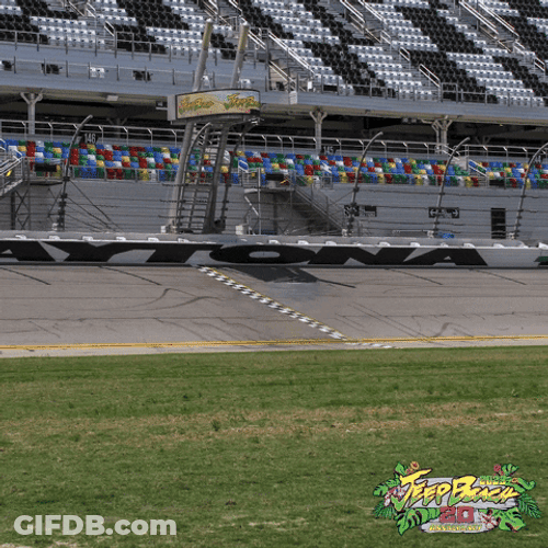 Daytona Jeep Crossing Finish Line GIF