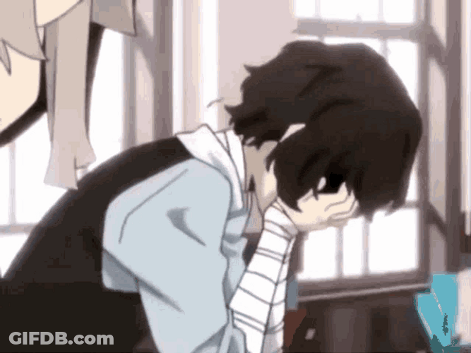 Dazai Anime Crying GIF