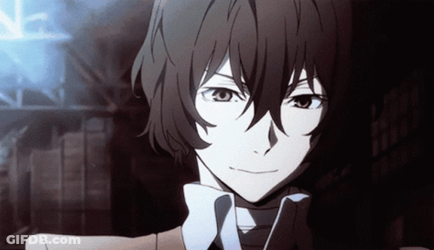 Dazai Anime Excitedly Speaking GIF