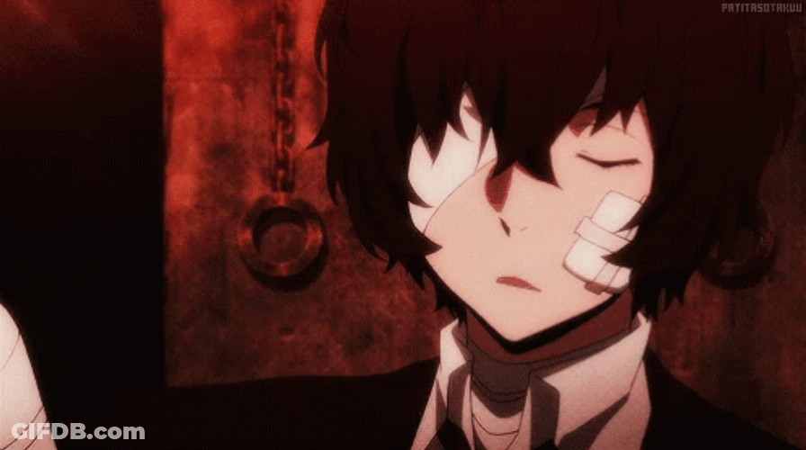 Dazai Anime Sadly Speaking And Sigh GIF