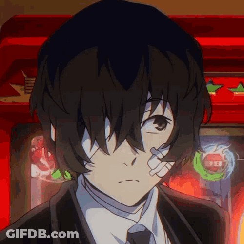 Dazai Anime Speaking GIF