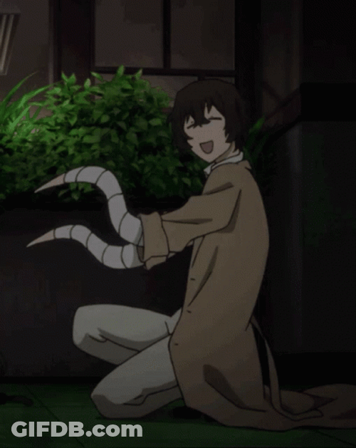 Dazai Anime Wave Hands GIF