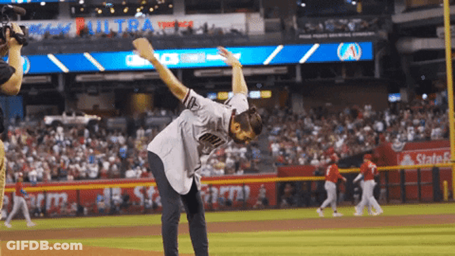 Dbacks Player High Five And Then Hug Each Other GIF