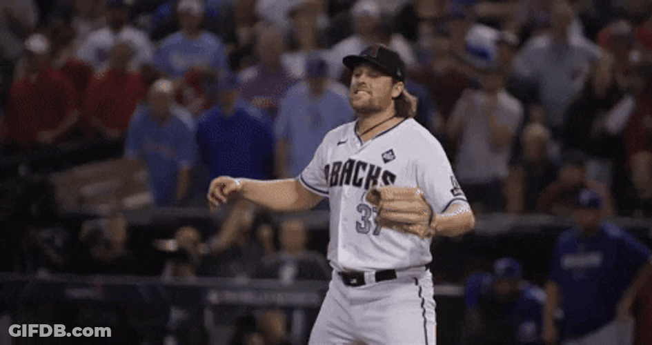 Dbacks Player Shouting And Cheering GIF