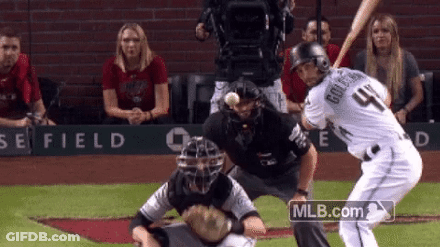 Dbacks Woman Fan Surprised GIF