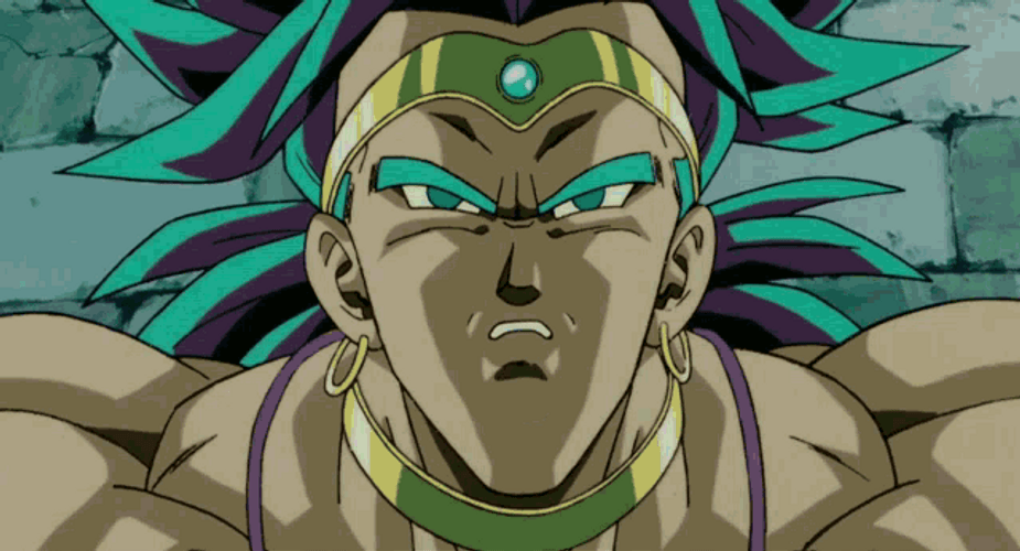 Dbz Angry Broly GIF