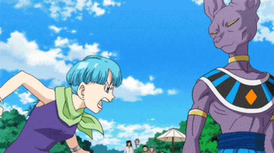 Dbz Beerus Slap GIF