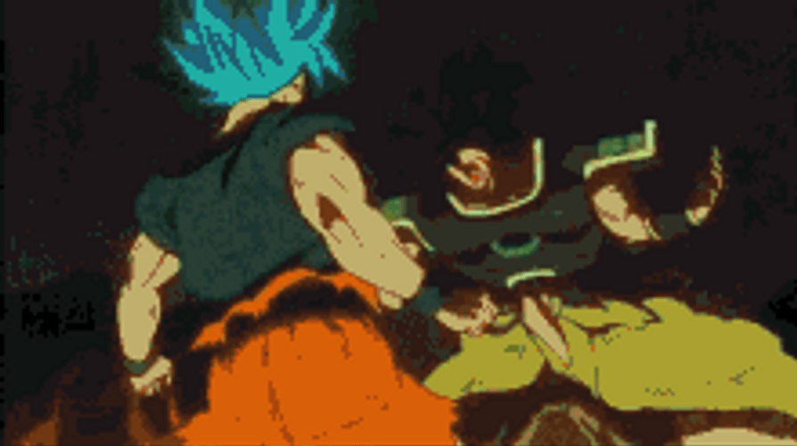 Dbz Broly Vs Goku GIF