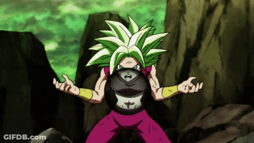 Dbz Kefla Attack GIF