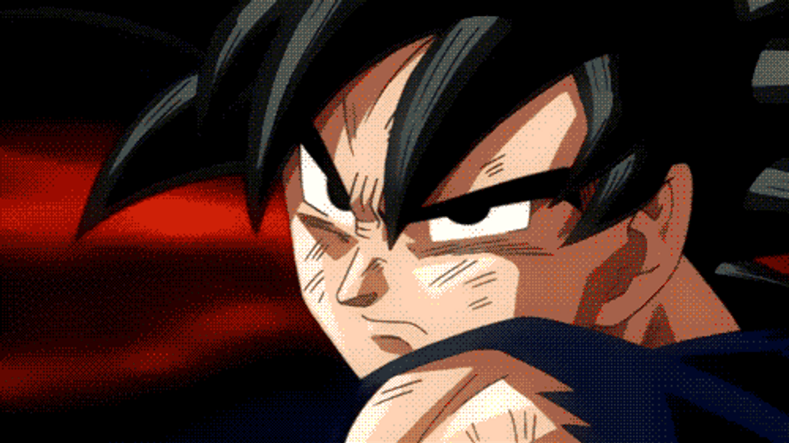 Dbz Mad Goku Stance GIF