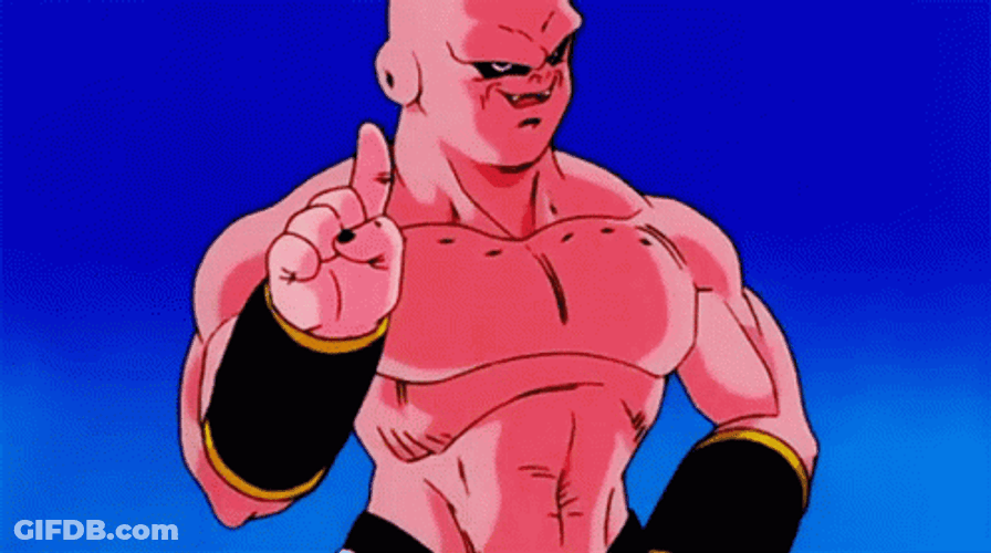 Dbz Majin Boo Nope GIF
