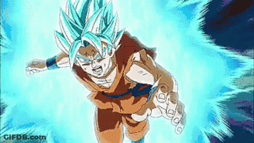 Dbz San Goku Kamehameha GIF