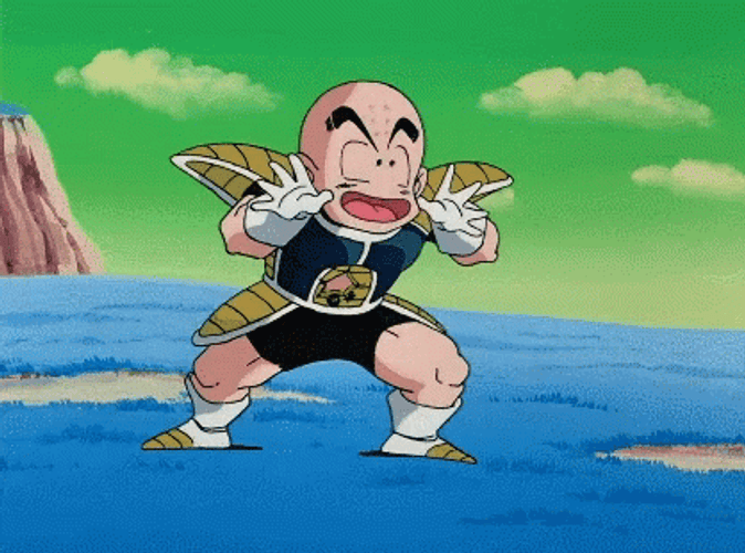 Dbz Taunting Krillin GIF