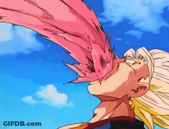 Dbz Vegito Puke GIF